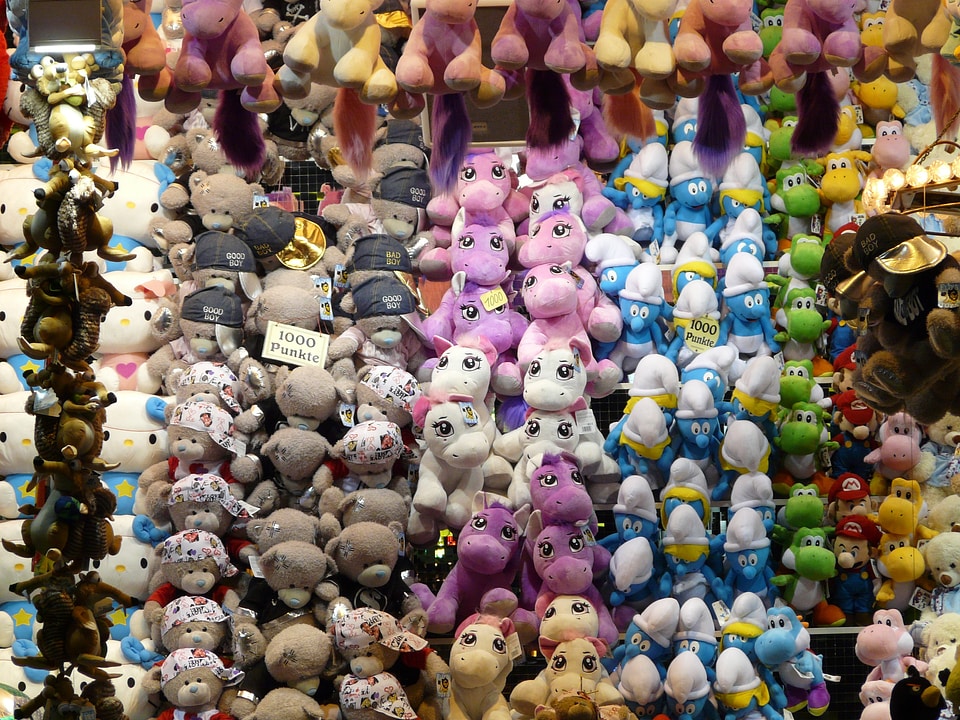 Plush toys folk festival year market