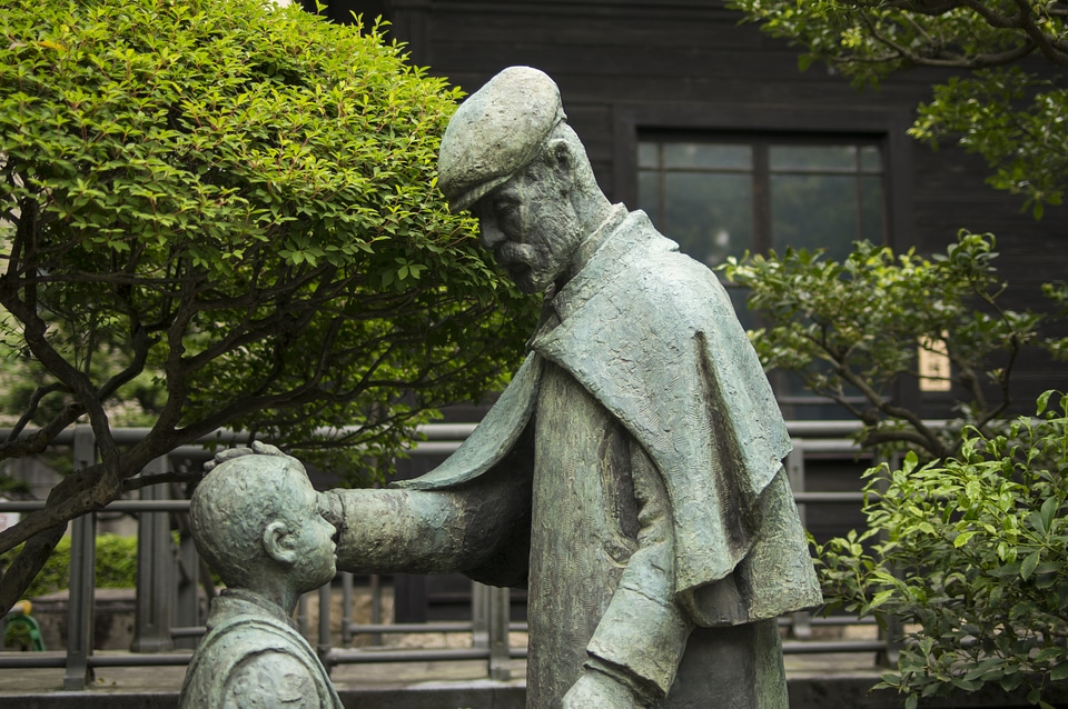 Bronze statue of General Nogi