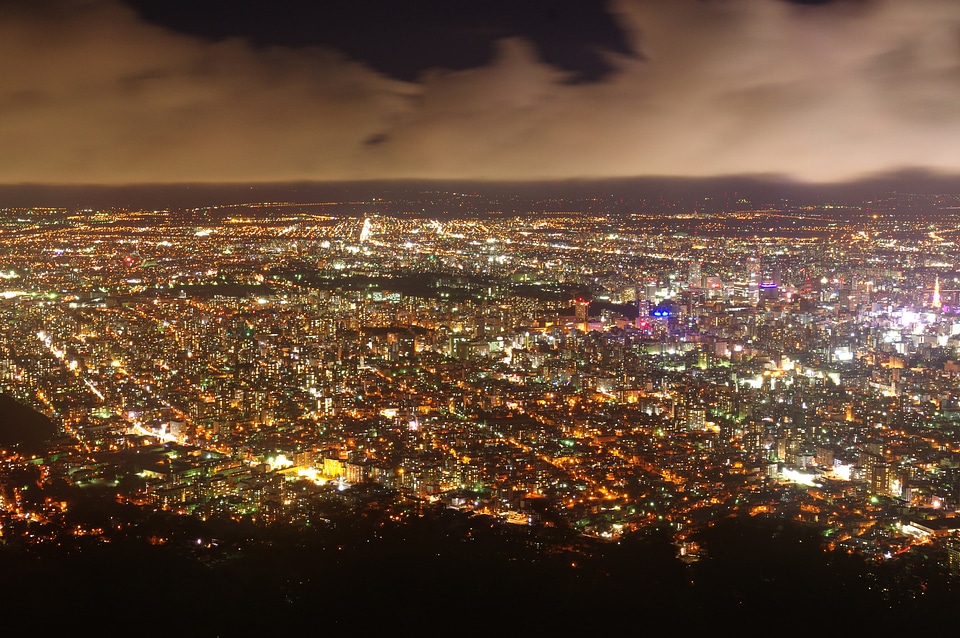 3 Night view in Sapporo
