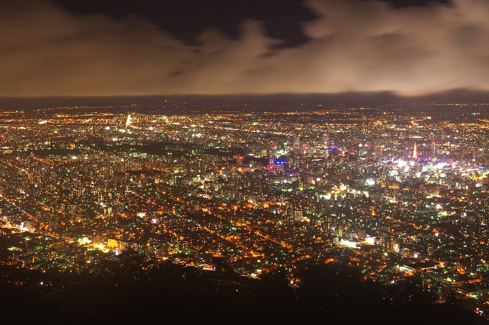 4 Night view in Sapporo