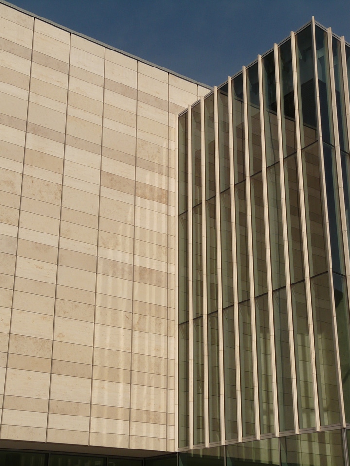 Architecture concrete glass