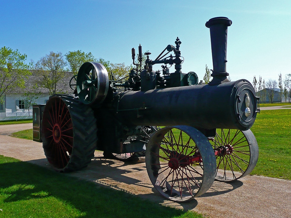 Canada farm equipment old steam tractor