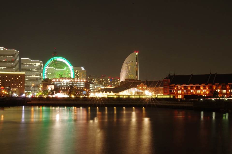 1 Night view in Yokohama