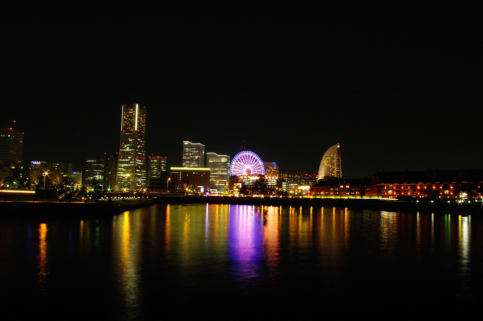 4 Night view in Yokohama