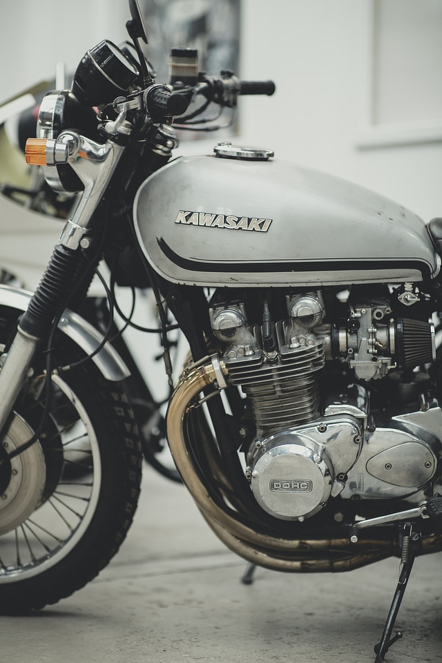 Vintage Kawasaki Motorcycle