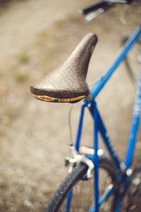 Urban Bike Leather Saddle photo