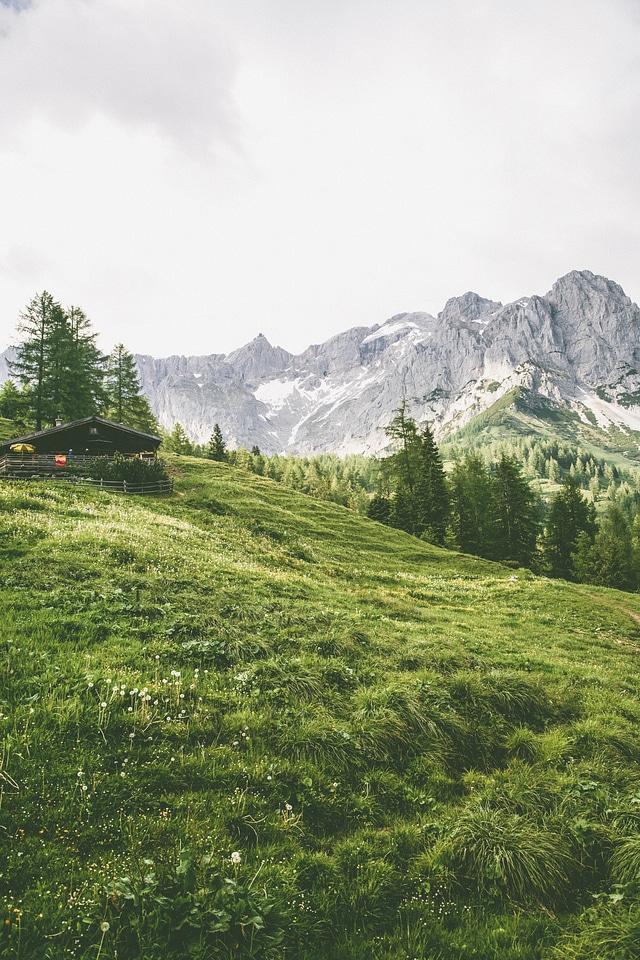 Alpine Hut Dachstein Glacier