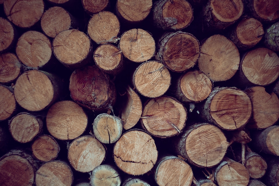 Timber Firewood Stack