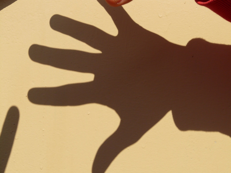 Hands shadow light