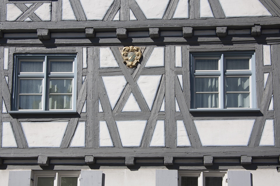 Historic center fachwerkhäuser fishermen's quarter