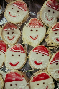 Santa Claus Xmas Cookies photo