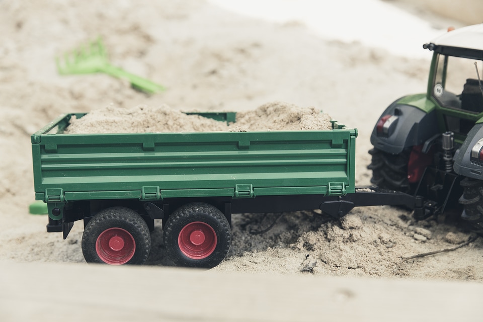 Miniature Toy Tipper Dumper
