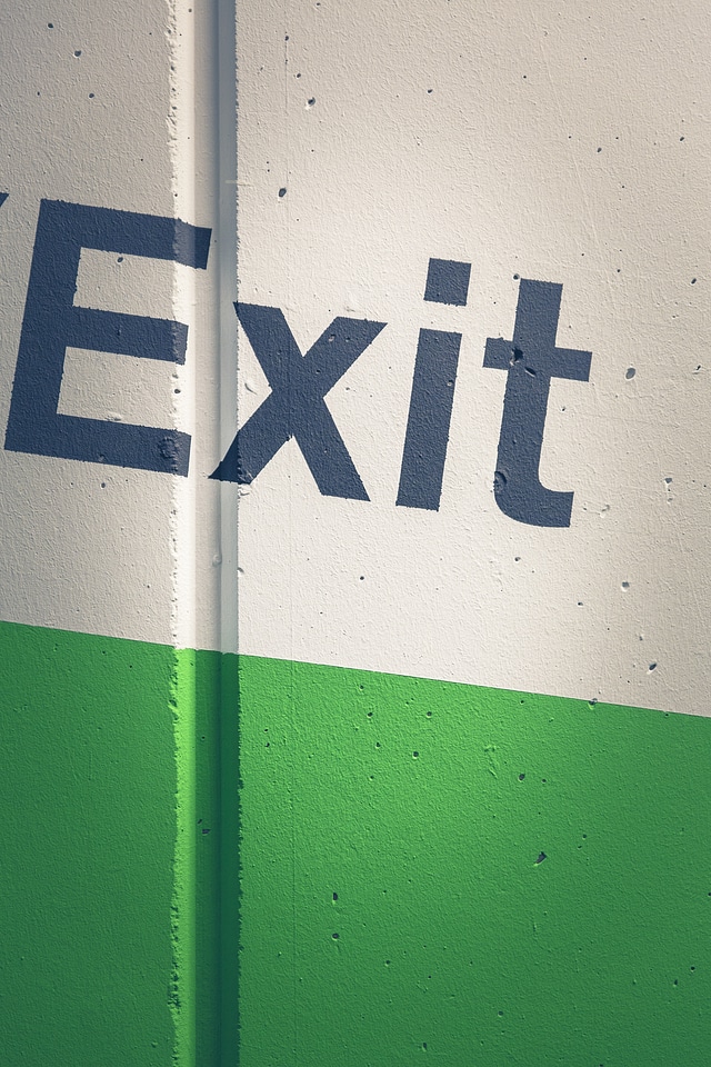 Exit Typography Parkdeck