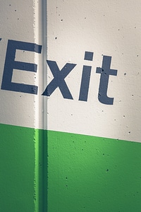 Exit Typography Parkdeck photo