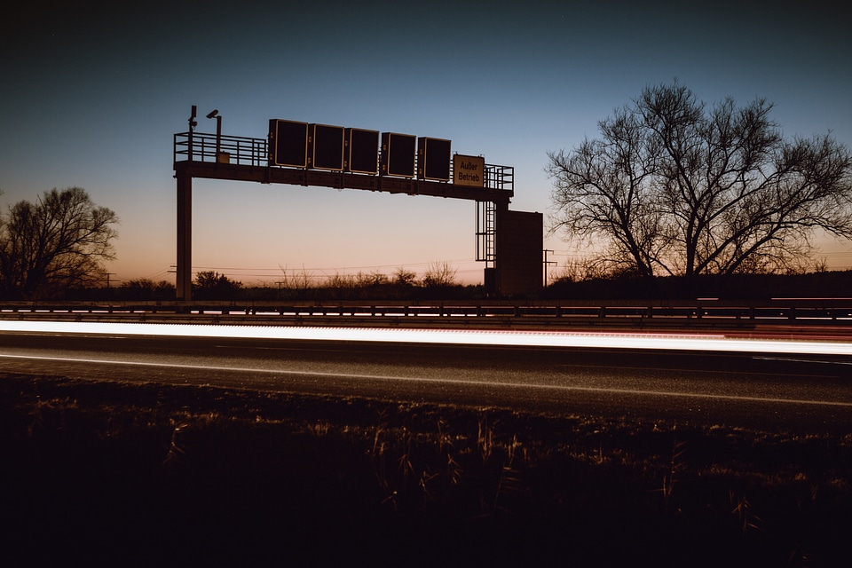 Motorway Traffic Night Tracer