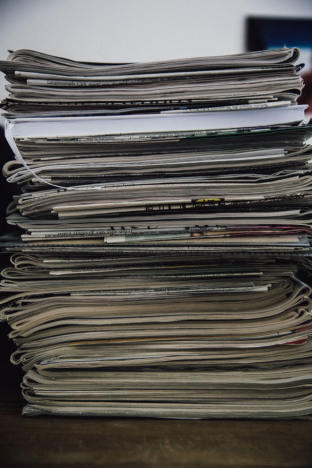Stack Newspaper Magazine