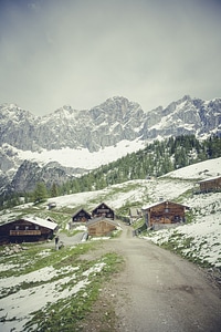 Alpine Village Dachstein Glacier photo