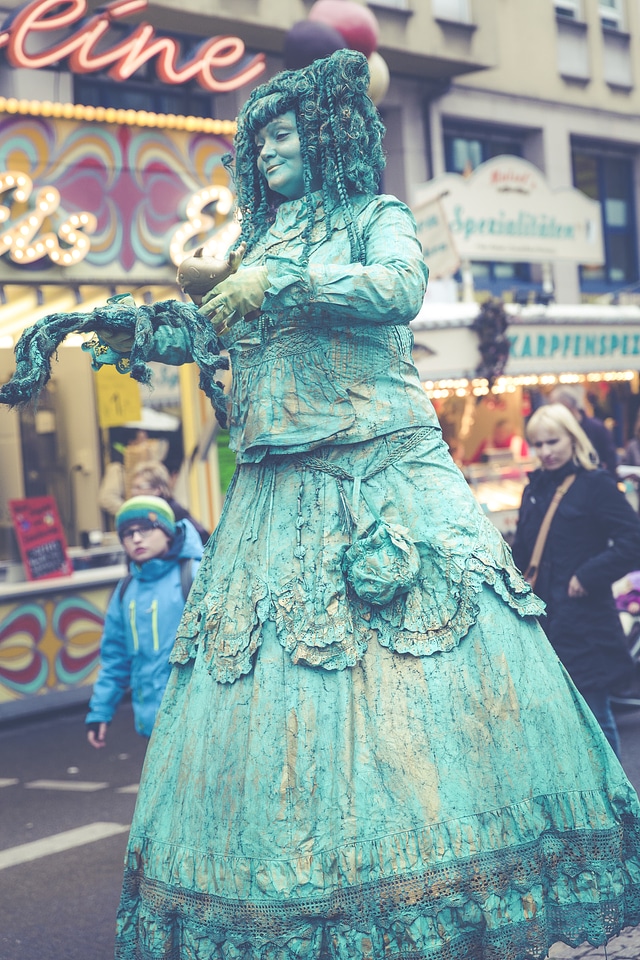 Amusement Park Stilt Artist