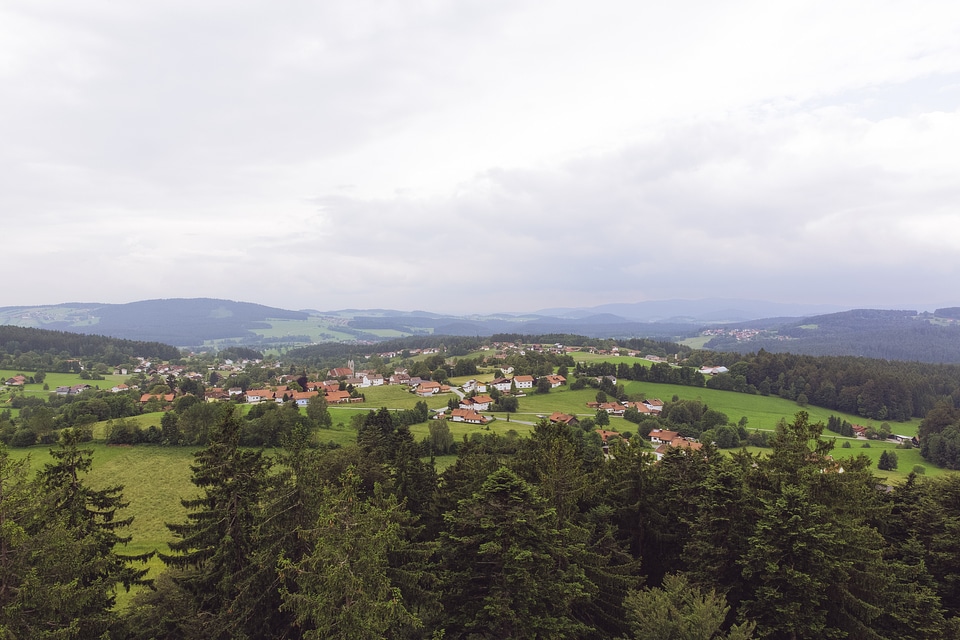 Bavaria Forest Village View