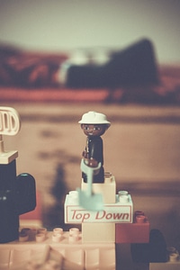Miniature Building Worker Toy photo