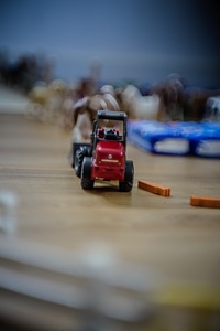 Miniature Toy Digger Dredge photo