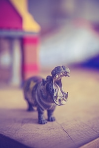 Miniature Hippo Toy photo