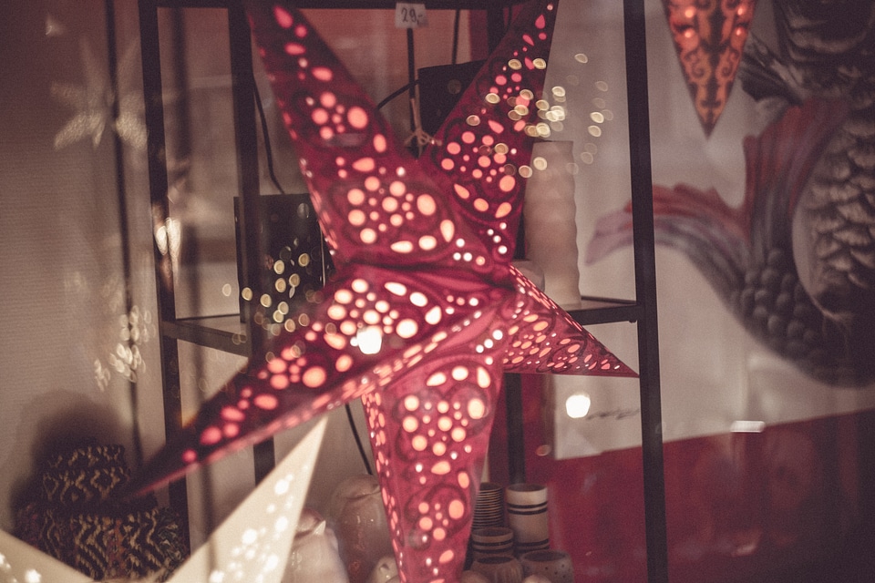 Holy Red Christmas Star