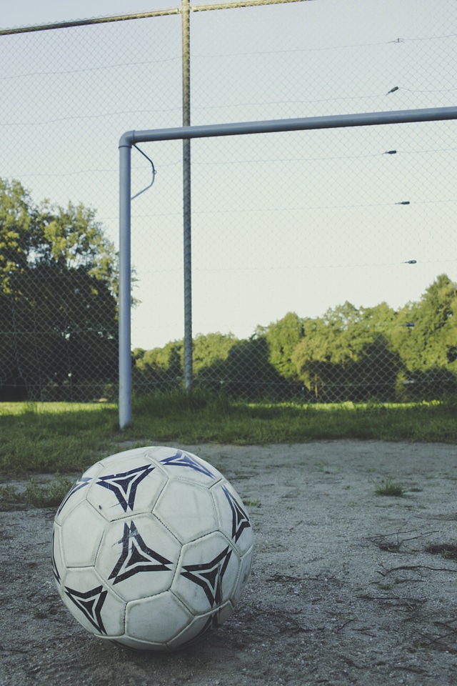 Soccer Field Kick Goal