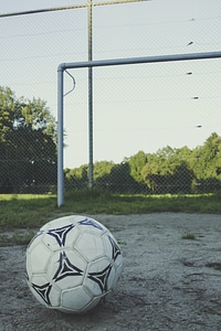 Soccer Field Kick Goal