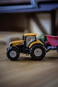 Miniature Toy Farm Tractor photo