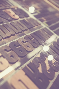 Typography Print Office Shop