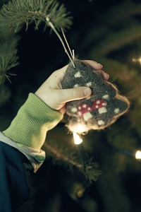 Christmas Felt Tree Fly Agaric photo