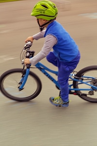 Young Boy Bicycle photo