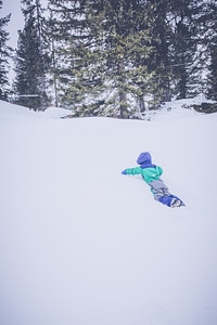 Winter Snow Child photo