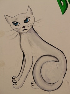 Painting animal graffiti