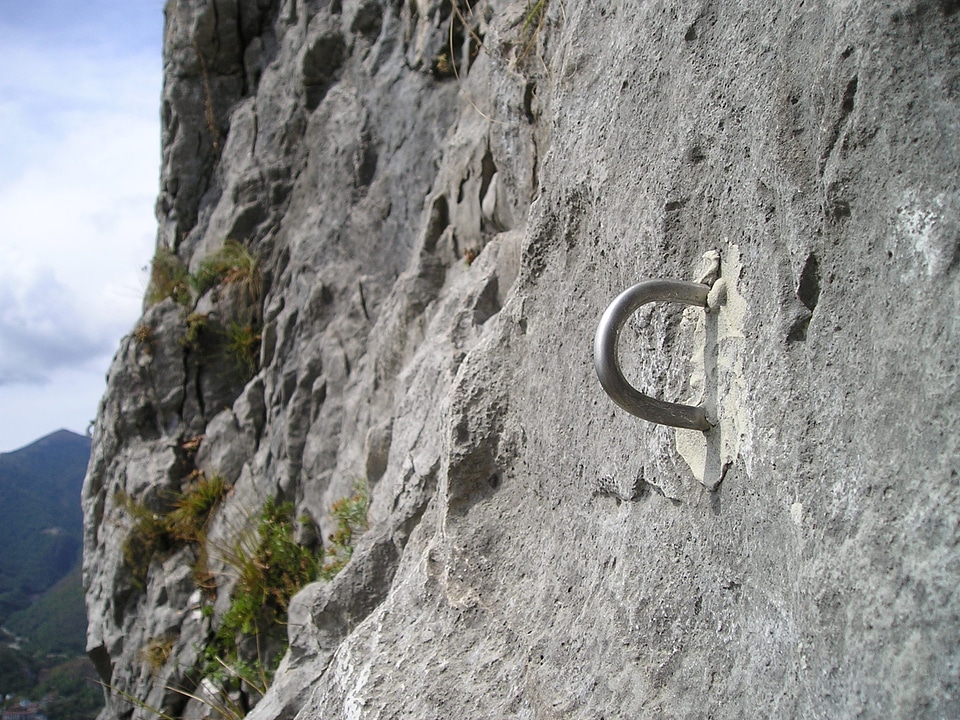 Cemented a drill hooks backup