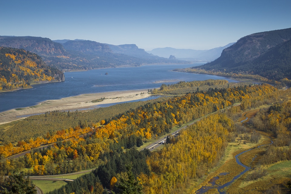 Autumn Mountains Lake Free Photo