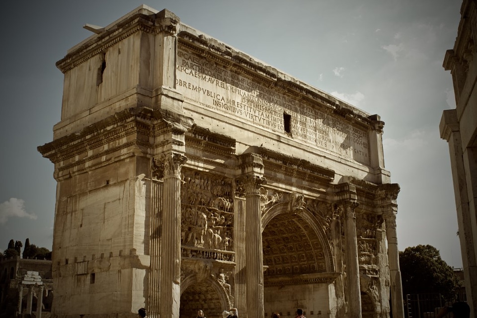 Arch Constantine Rome Free Photo