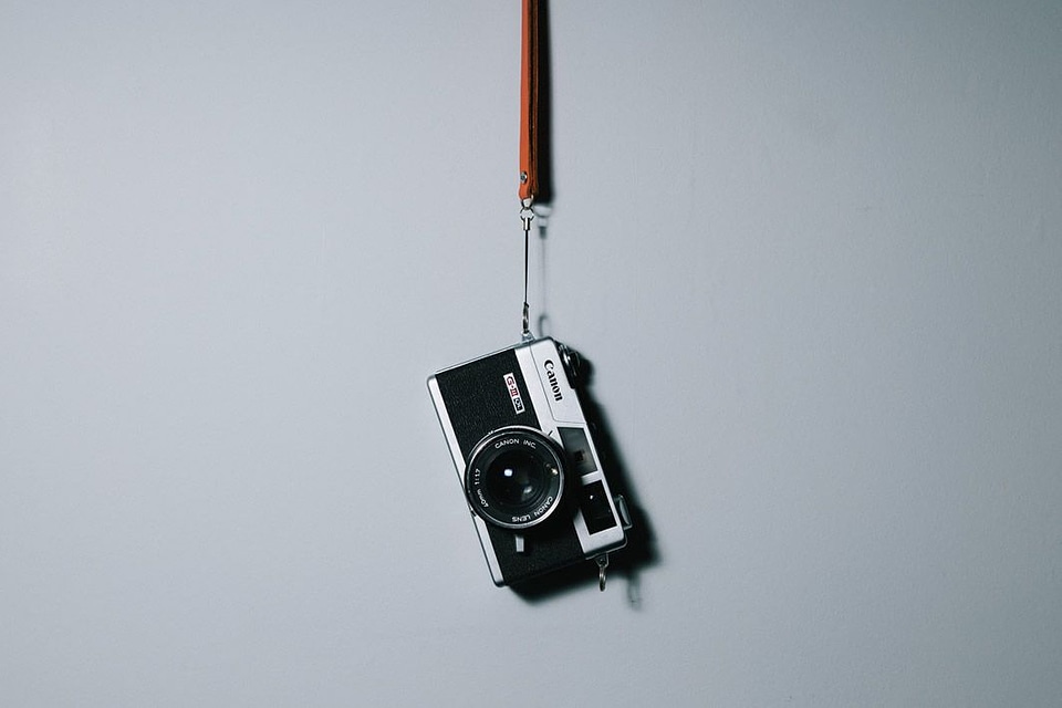 Camera on Wall Free Photo
