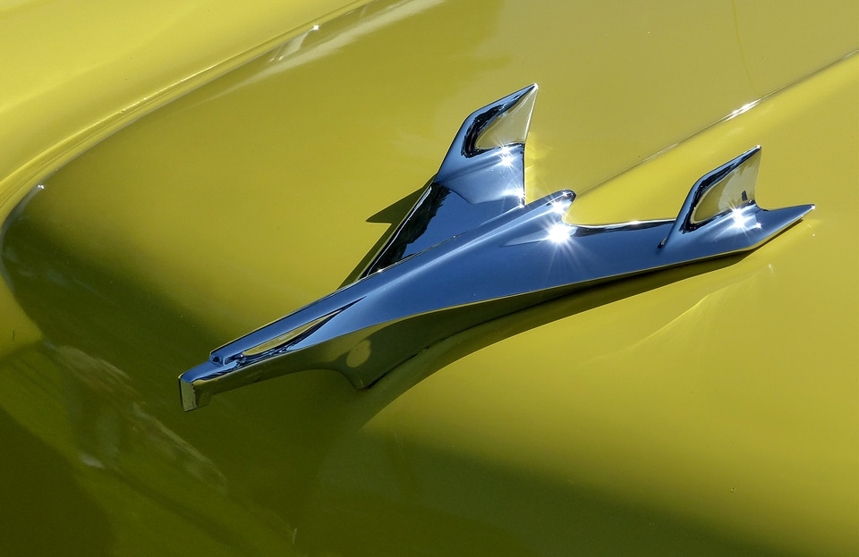 Vintage Car Hood Free Photo