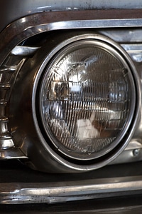 Vintage Car Headlight Free Photo