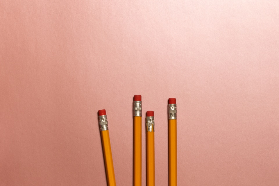 Pencils on Paper Free Photo photo