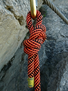 Knot wire rope backup photo