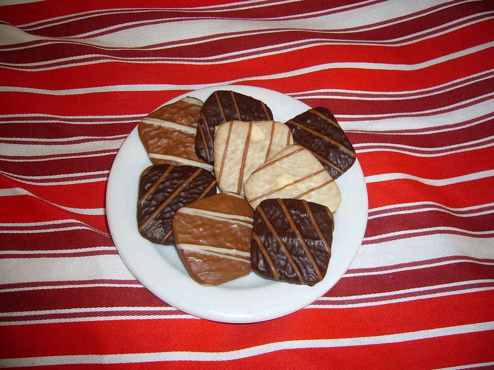 Biscuits on plate food baked food