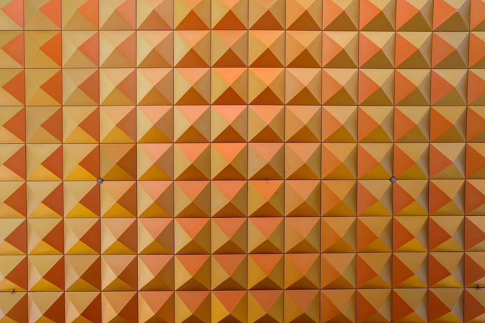 Golden Ceiling Pattern