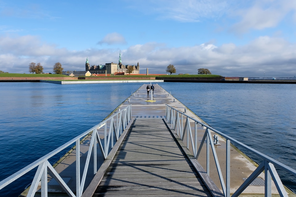 View of Kronborg Castle From a Nearby Pontoon
