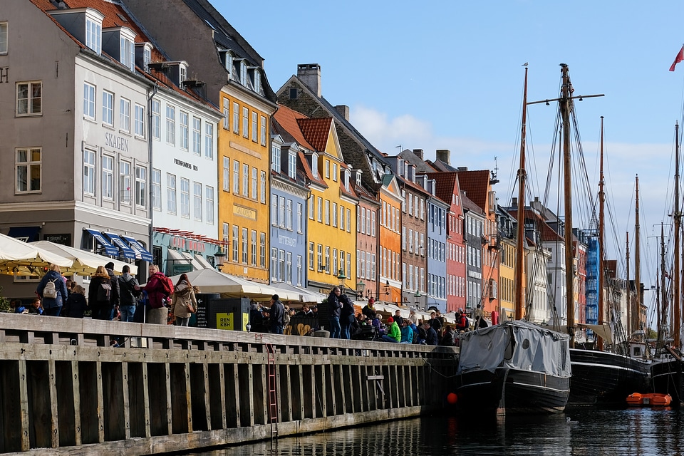 Colorful Buildings in Copenhagen photo