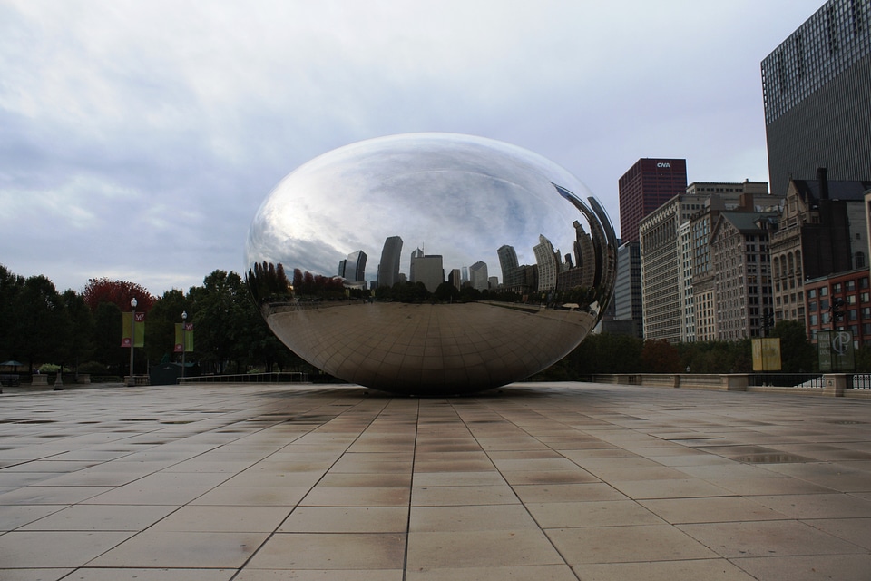 Bean day skyline skyscraper