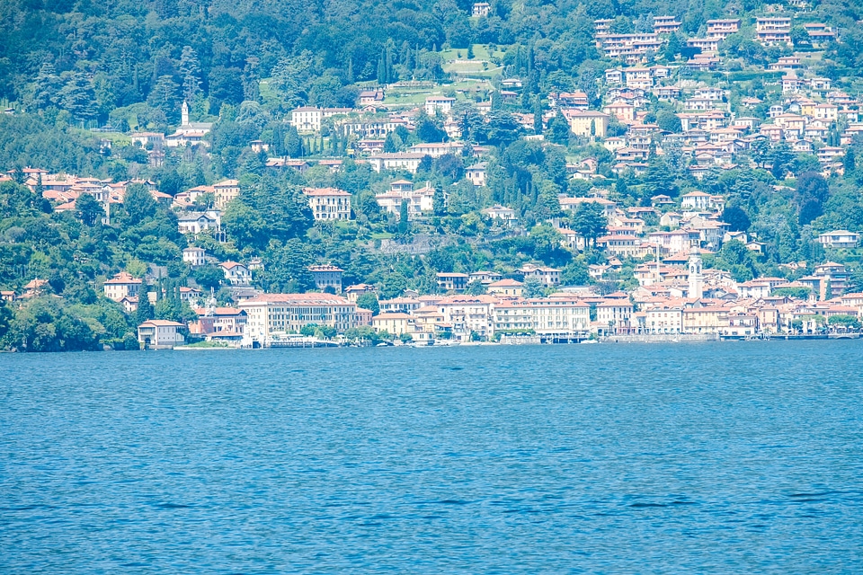 Landscapes Around Famous Lake Como in Northern Italy