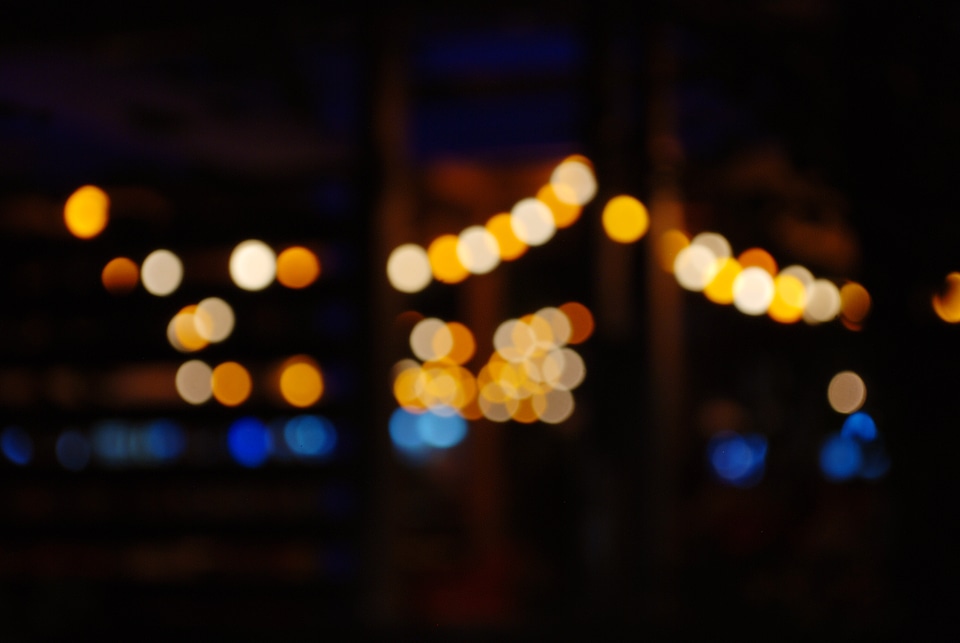 Blurred Night Lights photo